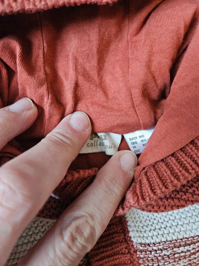 Gilet capuche chaud lupilu 86/92 - photo numéro 4