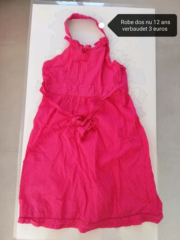Robe dos nu 12 ans