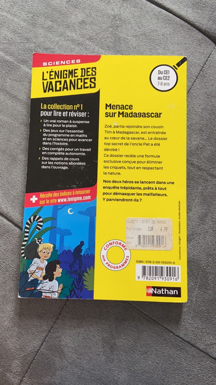 L énigme des vacances du CE1 au CE2 - photo numéro 2