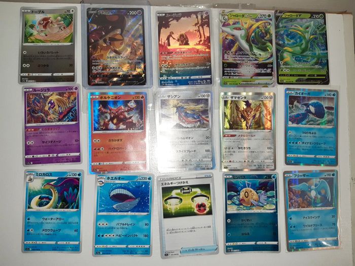 Lot de cartes pokemon japonaise