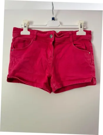 Short jean rose