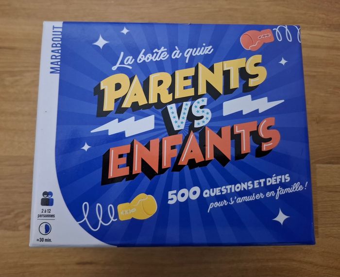 Jeu de la boite à quiz