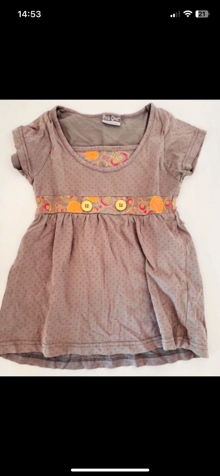 Vêtement fille 4 ans jupe pyjama maillot de bain tee shirt débardeur - photo numéro 6