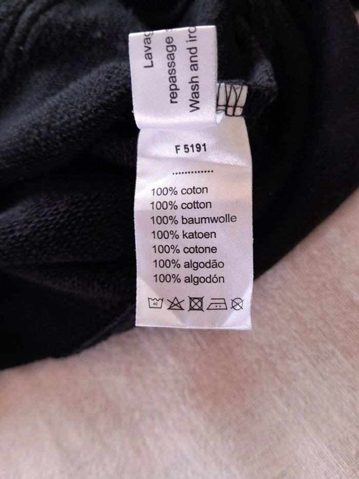 Vest sweat capuche fermeture Lacoste taille 6 - photo numéro 4