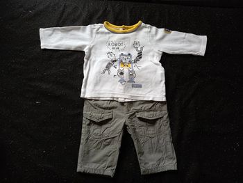 Ensemble haut/pantalon garçon 6 mois