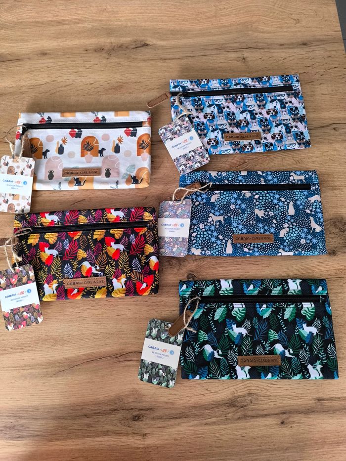 Lot de 5 pochettes neuves Cabaïa Réédition 2025 SPA