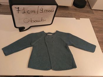 Gilet garçon 9 mois Obaïbi