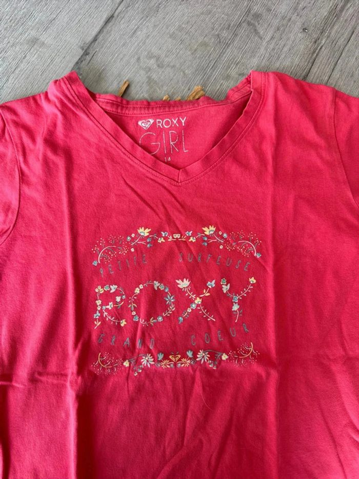 T shirt manches courtes roxy 14 ans - photo numéro 2