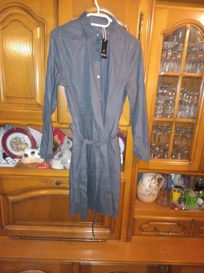Robe mi longue en chanvre taille 42