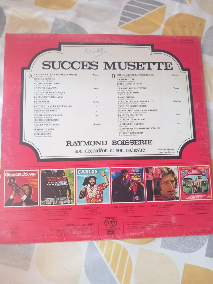 33T Raymond Boisserie succès musette - photo numéro 2