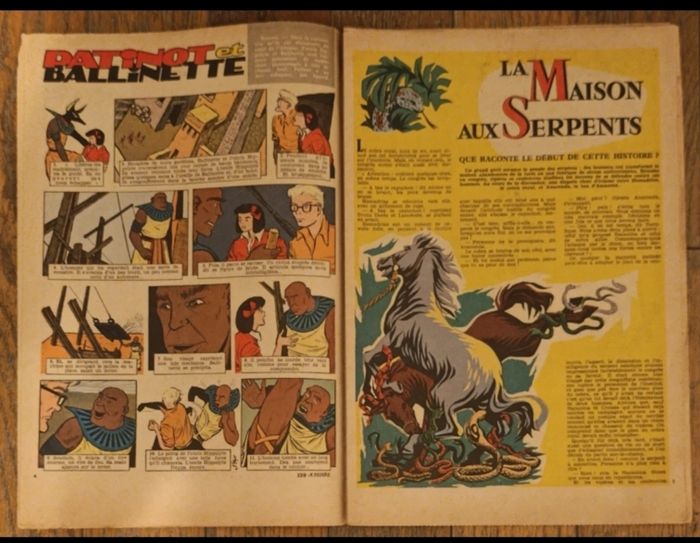 Ancien journal Francs jeux Fille N°201 1954 vintage - photo numéro 3