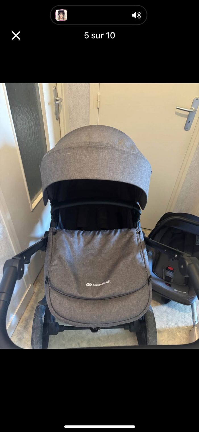 Poussette kinderfrat 3en1 - photo numéro 2