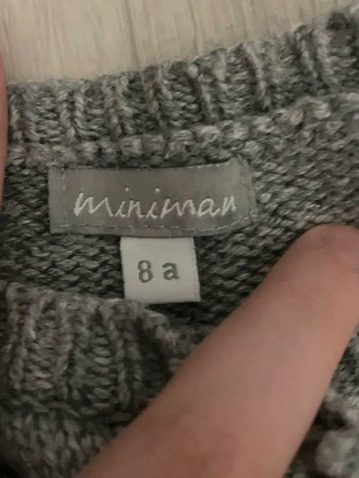Pull gilet garcon miniman - photo numéro 2