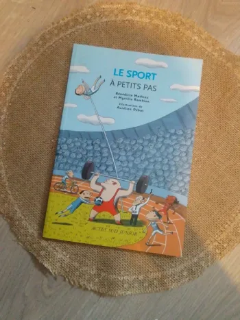 Livre sur le sport expliqué aux enfants