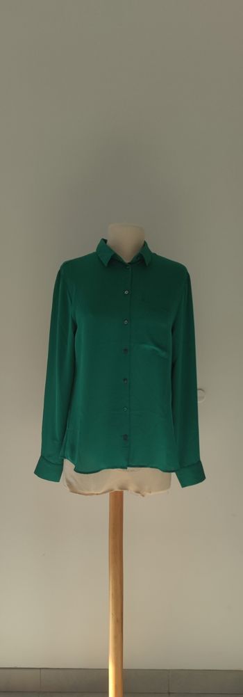Chemise verte H&M femme Taille 36 – manches longues – élégante & chic