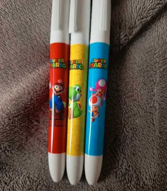 Stylos bic 4 couleurs Super Mario - photo numéro 2
