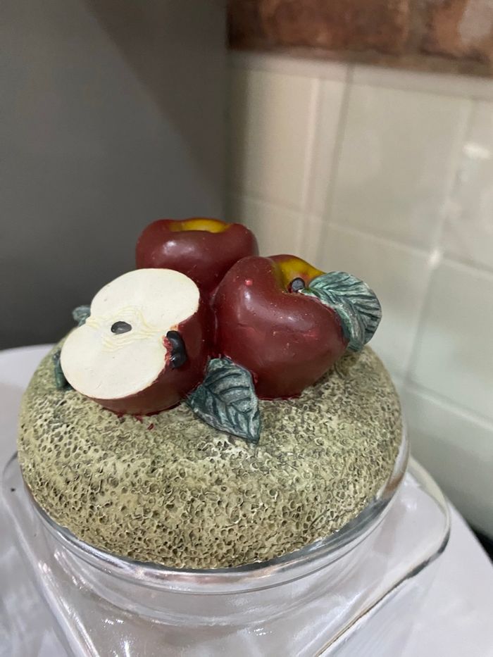 Lot de 2 bocaux motifs fruits - photo numéro 2
