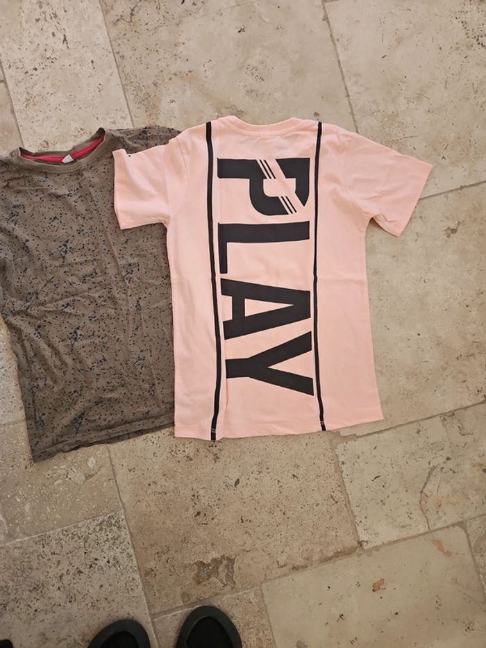 Lot de 2 t-shirts manches courtes garçon T 11 / 12 ans - photo numéro 2