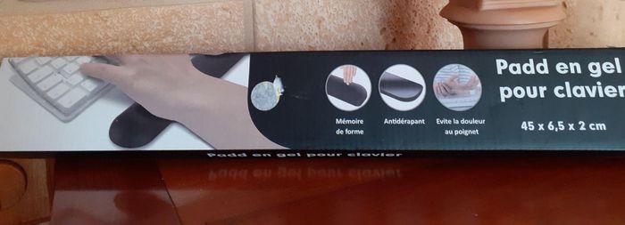 Repose-poignet ordi * antidérapant &mémoire de forme - photo numéro 4