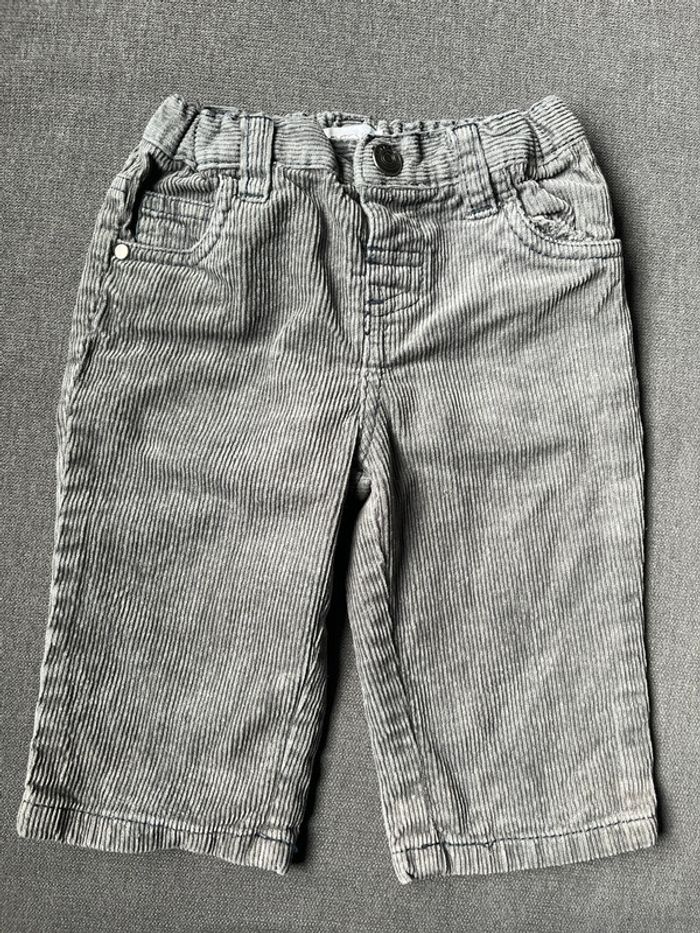 Pantalon en velours côtelé 6 mois - photo numéro 2