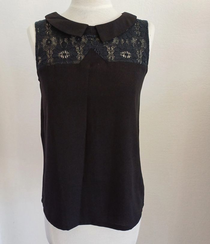 Haut noir Color Block taille S - photo numéro 3