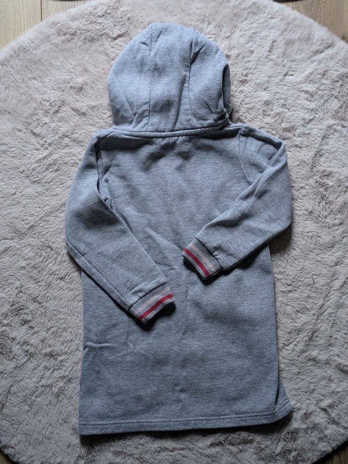 Robe sweat à capuche  hiver chaude fille 4 ans - photo numéro 2