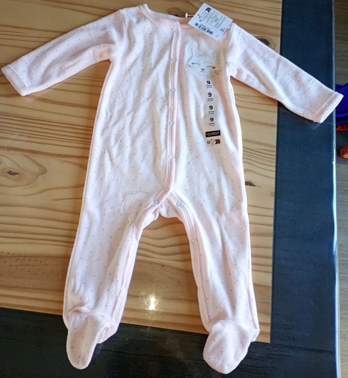 Pyjama velours bébé