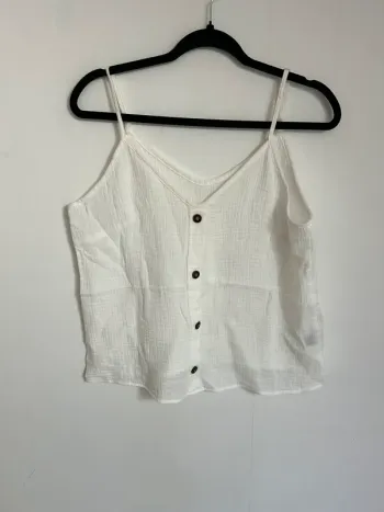 Débardeur blanc femme taille S shein neuf