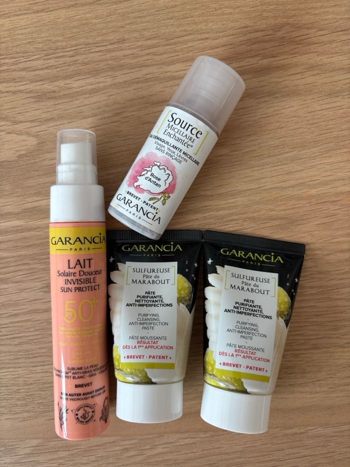 Lot Garancia – soins visage & solaire