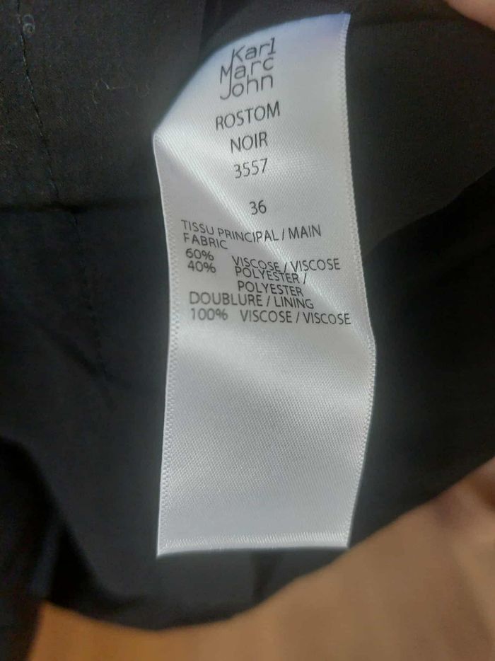 Robe noire chemise  neuve Karl Marc John - photo numéro 4