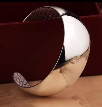 Bracelet manchette  argent