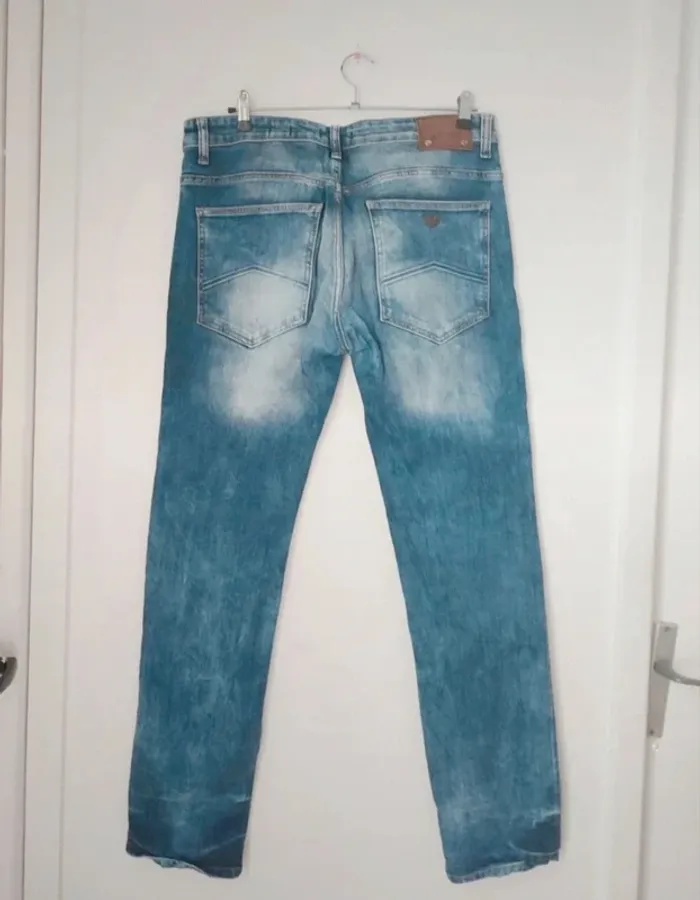 Jeans slim fit à trou homme - photo numéro 5