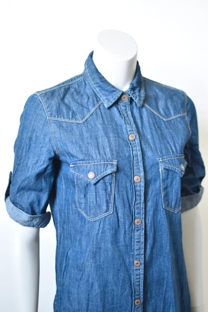 Robe Mango Jean en taille S (=36) - Bon état - photo numéro 7