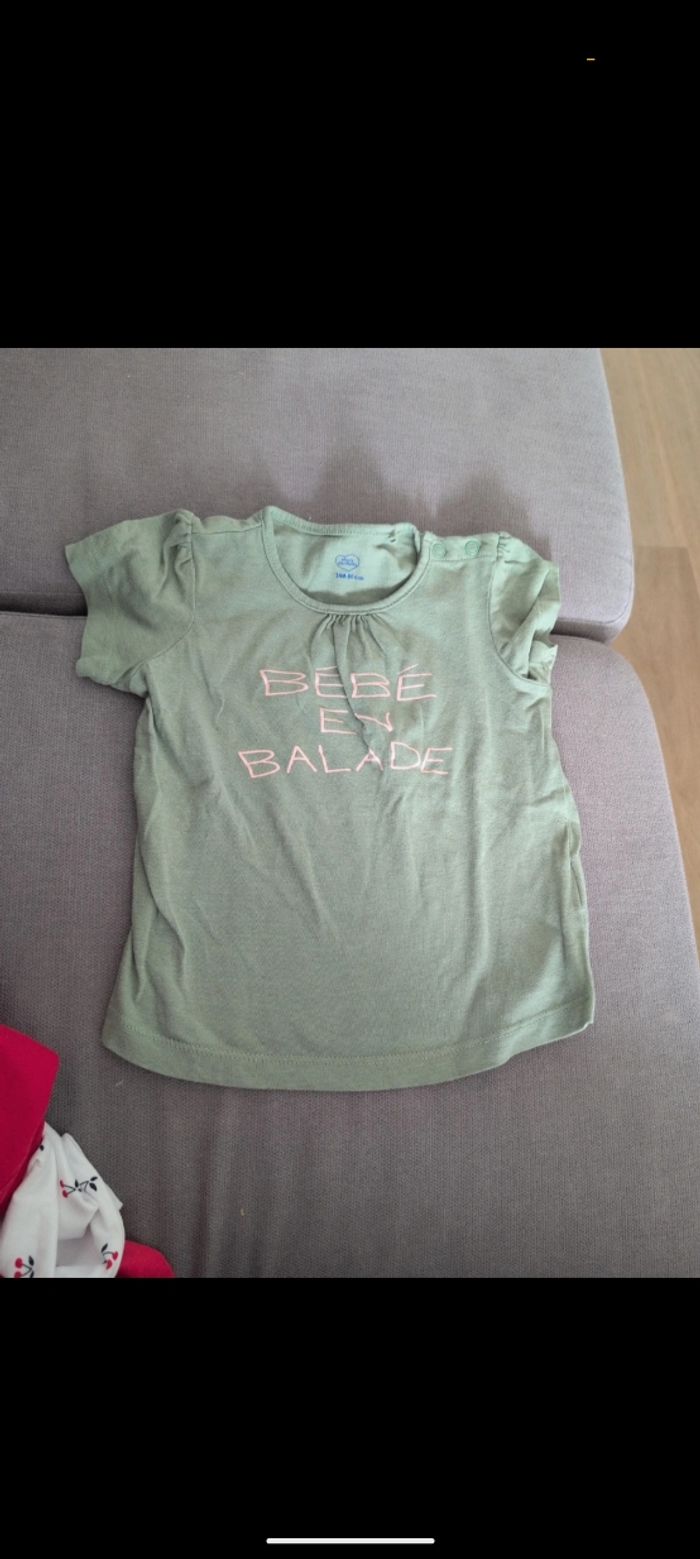 Tshirt mots enfants 24 mois