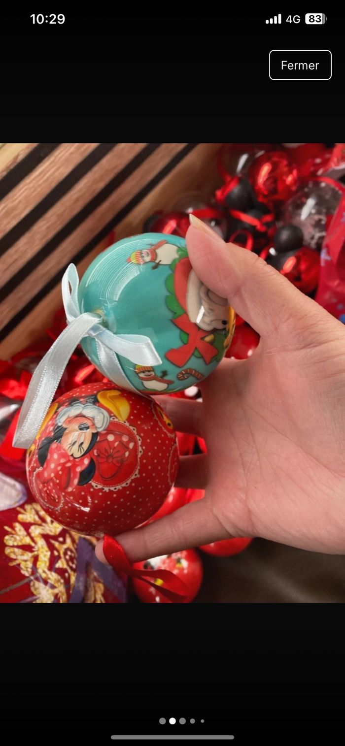 Boule de sapin Mickey - photo numéro 2