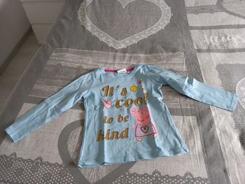 Vends t-shirt manches longues PEPPA