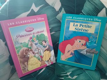 Lot de 2 livres disney tbe