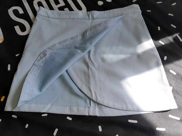 Jupe bleue porte-feuille etam - photo numéro 2