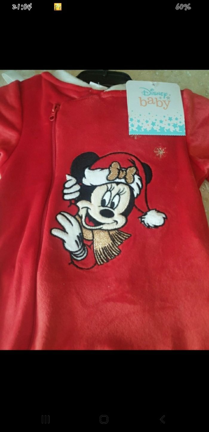 pyjama disney minnie noel 3 mois