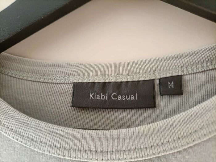 T Shirt manches longues gris T. M - photo numéro 3