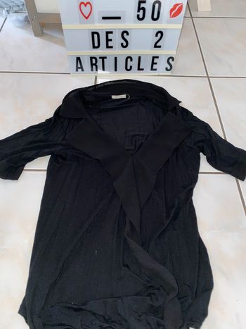 T-shirt noir taille S Intimissimi
