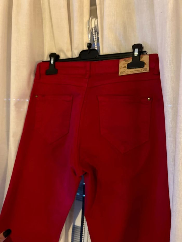 Jeans rouge - photo numéro 4