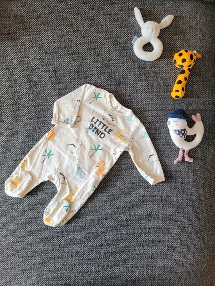 Pyjama garçon 1 pièce en coton 1 mois