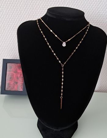 Double collier y acier inoxydable