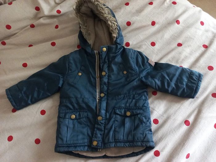 Manteau à capuche bleu marine 18 mois Kid Kanaï - photo numéro 2