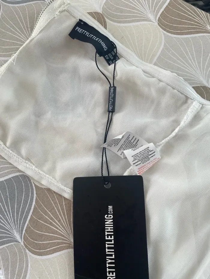 Très joli bustier crop-top en voile NEUF - photo numéro 5