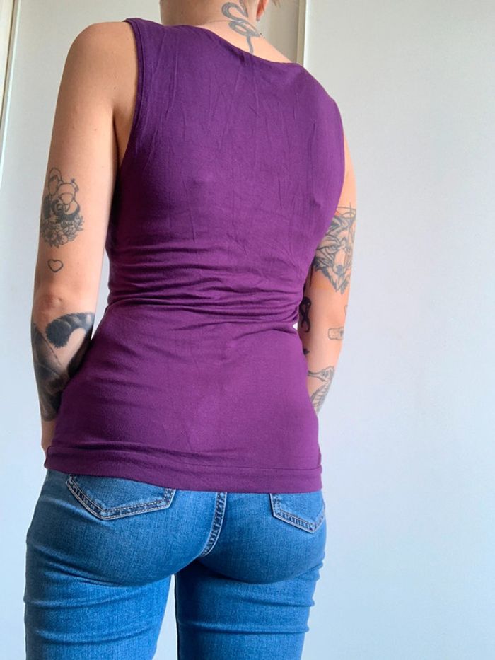 Blouse violette mim taille 38 m - photo numéro 2