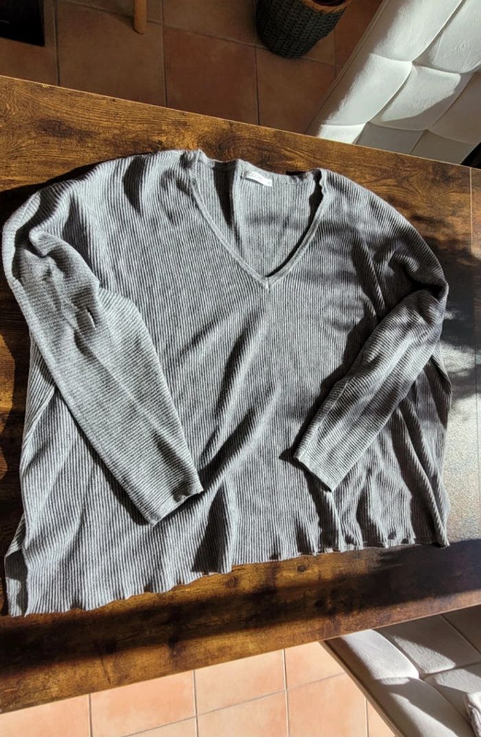 Pull oversize gris Cloothes L/XL - photo numéro 9