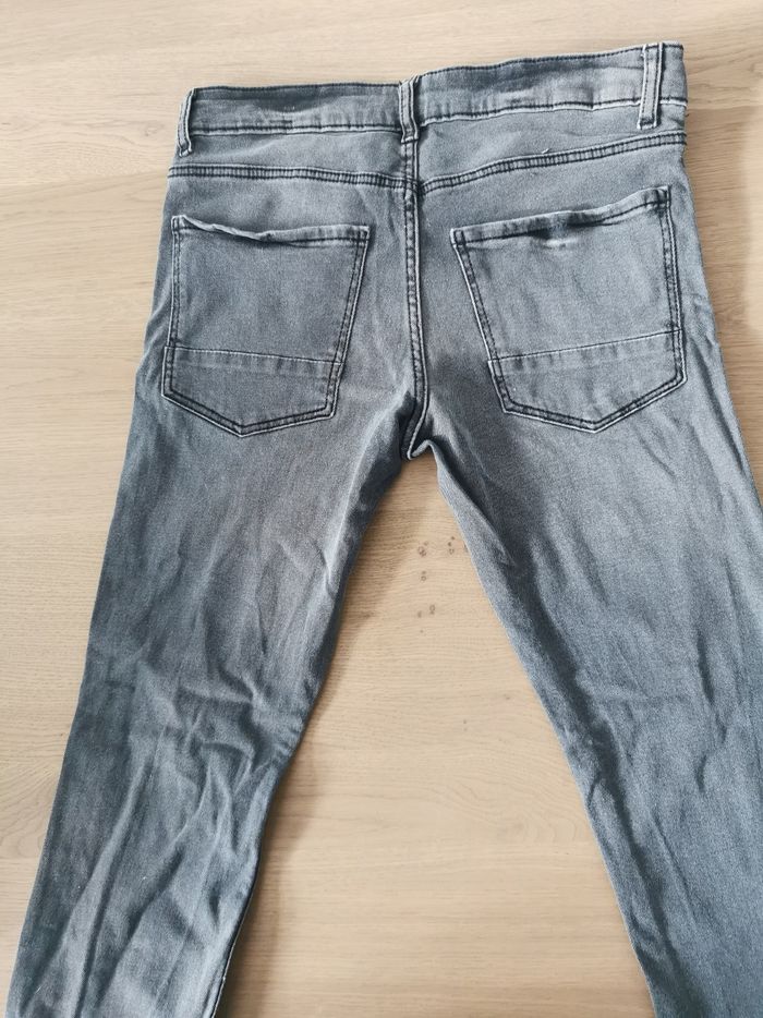 Jean skinny gris xs kiabi - photo numéro 4