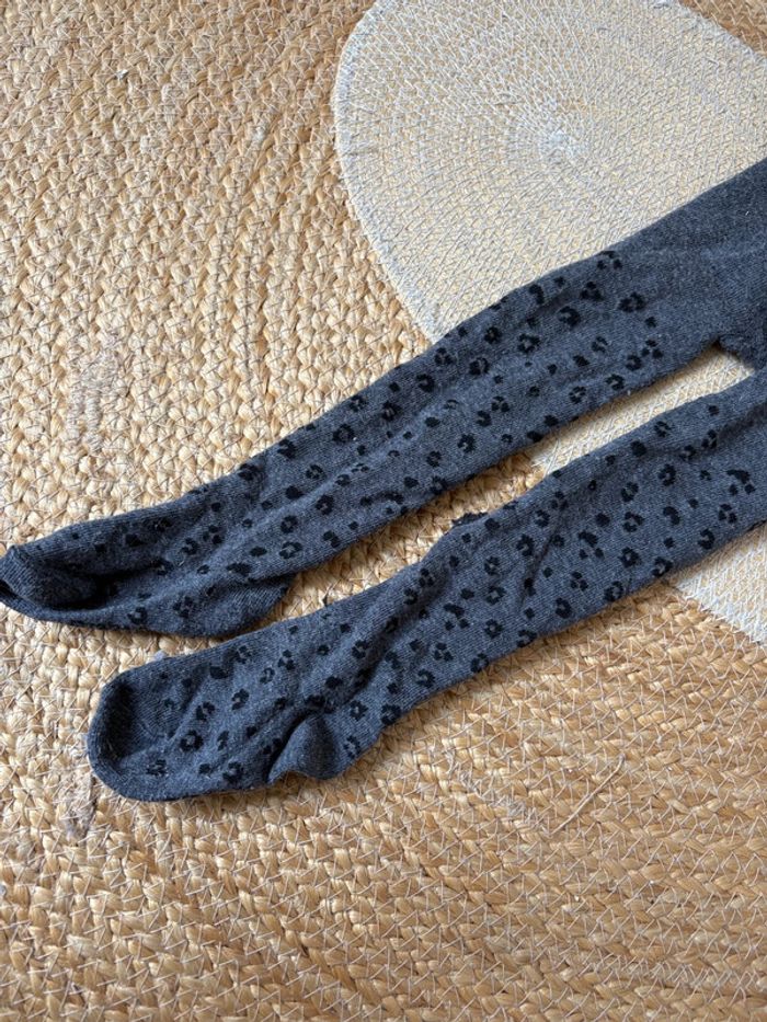 Collant gris foncé léopard Kiabi 20 / 22 - photo numéro 3